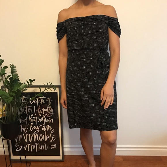 Off the Shoulder Flirty Dress - Picture 1 of 9